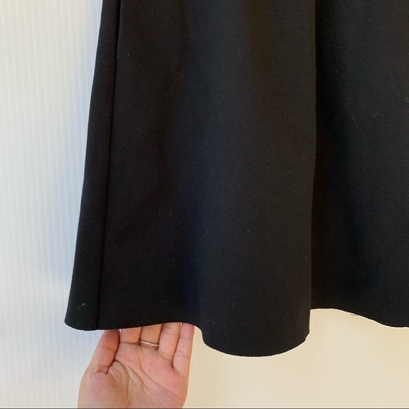 Madewell Bistro Pleated Black Mini Skirt B5459 - Picture 9 of 15